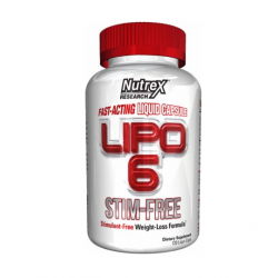 NUTREX Lipo 6 Stim Free 120 kapsułek